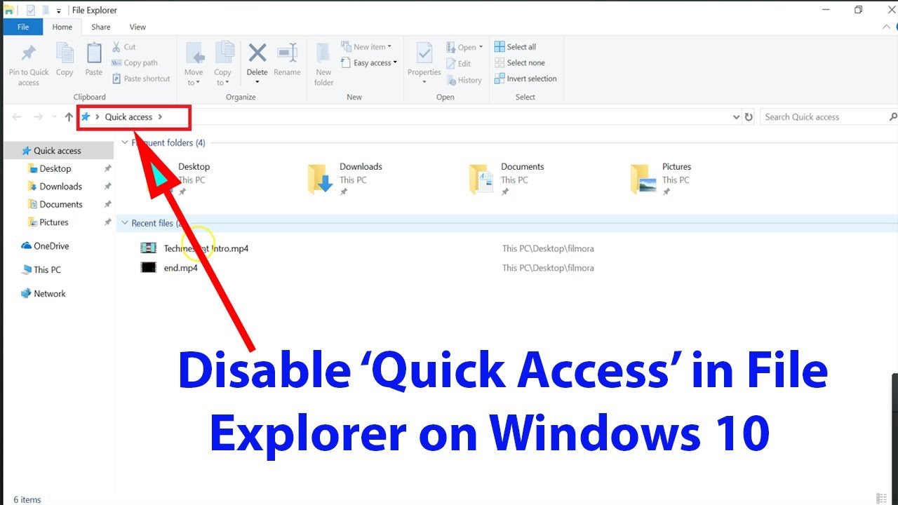get rid of quick access(Fast)