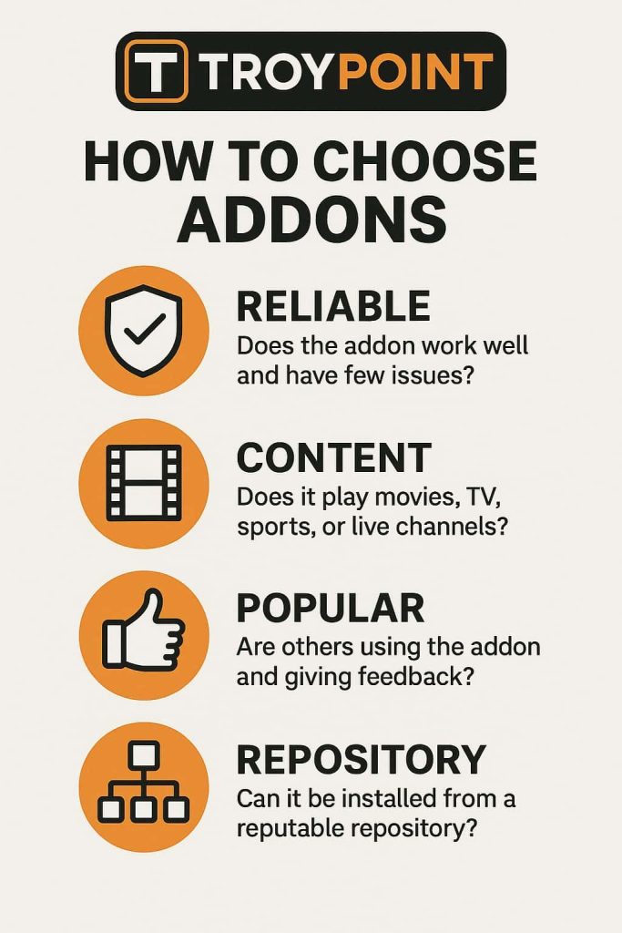 How to choose the best kodi add on? (Follow these simple tips for great addons)